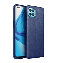 Oppo Reno 4 Lite Kılıf Auto Focus Kapak - Lacivert