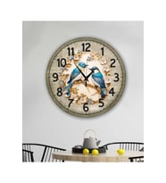 bilge Tasarım retro Duvar Saati 40 x 40 CM (Karışık)