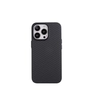Apple iPhone 13 Pro Max Uyumlu Kılıf Karbon Fiber Tasarımlı Zore Karbono Kapak (Siyah)
