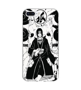 Iphone 7 PLUS - 8 PLUS Uyumlu Itachi Uchiha Tasarımlı Şeffaf Telefon Kılıfı