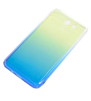 Galaxy J7 2017 Kılıf Parlak Renk Geçişli Kılıf (Mavi)