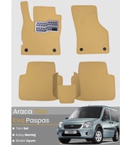 FORD CONNECT (2002-2013) Uyumlu EVA Paspas Tam Set–Araca Özel,Su Geçirmez,Kolay Montaj
