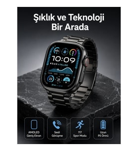 Mey İthalat® Akıllı Saat 3 Kordonlu Waterproof Adımsayar, Titreşim ve GPS Özelliği