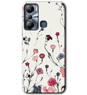 İnfinix Hot 20i Kılıf HD Desen Baskılı Kılıf - Mat Çiçek