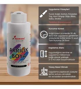 Lexroo Açık Mavi Akrilik Boya 120 ml