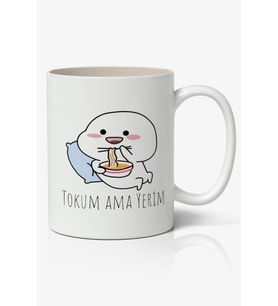 Tokum Ama Yerim Temalı Beyaz Kupa Bardak Arkadaşa Sevgiliye Hediye