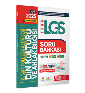 8.Sınıf Full LGS Altın Seri FULAS DİN KÜLTÜRÜ ve AHLAK BİLGİSİ Çıkmış Soru Bankası Modüler Set