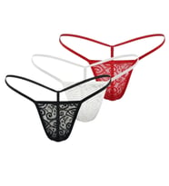 Kadın 3'lü Dantelli G - String BC0060