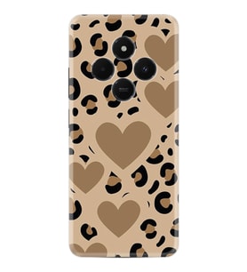 Xiaomi 14C Kılıf Boutique Baskılı Resimli Leopar Kalp Pcode -068