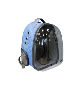Karamelpet Kapitone Astronot Kedi Köpek Taşıma Çantası 28*32*40 cm Turkuaz