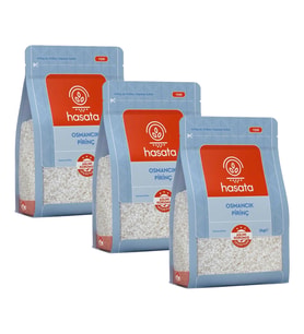 Hasata Osmancık Pirinc 2000 gr x 3 Adet