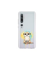 Xiaomi Mi Note 10 ile Uyumlu Splash Mirket Tasarımlı Şeffaf Silikon Kılıf