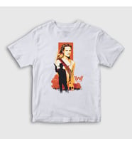 Presmono Unisex Çocuk Beyaz Dolores Westworld T-Shirt 223162tt