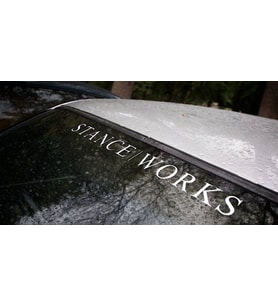 St ance Works ön cam araba Sticker 2 adet
