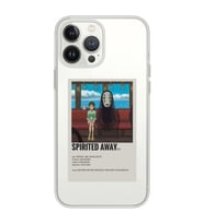 Iphone 12 Pro Uyumlu Spirited Away Poster Tasarımlı Şeffaf Telefon Kılıfı