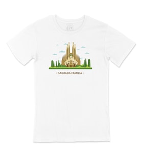 Sagrada Familia Tişört