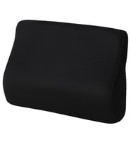 Sandalye Bel Yastığı 31x23 cm MeridyenDukkan Çalışma Alanı Aksesuar Siyah Renk