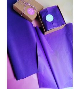 Renkli  Pelur Kağıdı Mor 50x70 cm 10 adet-PK110 (Renksiz)