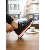 Enoch Erkek Yüksek Tabanlı Retro Tasarım Ortopedik Günlük Spor Ayakkabı Sneaker