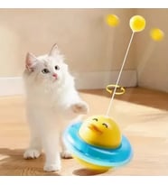 UFO Şekilli Ördek Kedi Oyuncağı