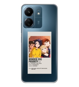Xiaomi Redmi 13C Uyumlu Wonder Egg Priority Tasarımlı Şeffaf Telefon Kılıfı