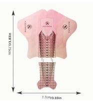Ekstra Uzun Alt form şablonlar 10 adet 9.75 cm