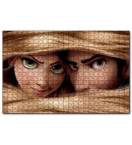 Cakapuzzle Rapunzel Prens Saçların Arasında 120 Parça Puzzle Yapboz MDF (Ahşap)