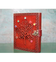 Taşlı Deri Defter