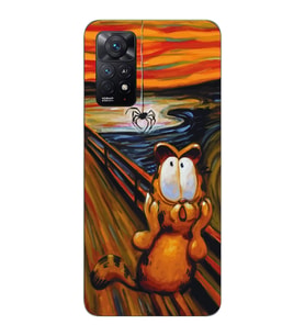 Xiaomi Redmi Note 12 PRO 4G Uyumlu Garfield Tasarımlı Şeffaf Telefon Kılıfı
