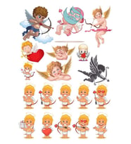 Eros Sticker Set-1 17 Parça Telefon, Tablet, Defter, Laptop Sticker