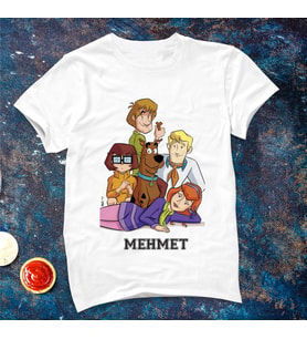 Scooby Doo Tişörtü ( Çocuk - Büyük ) Kişiye Özel