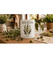 Ağustos Ayına Özel Zeytin Çiçeği ve Dalı Tasarımlı Porselen Kupa Bardak