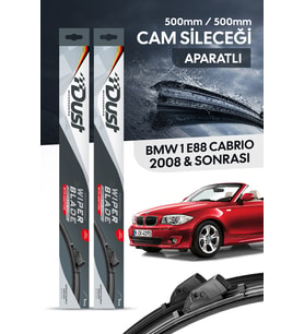 BMW 1 serisi(E88) Cabrio 2008-Sonrası Uyumlu Silecek Takımı 500MM/500MM S7