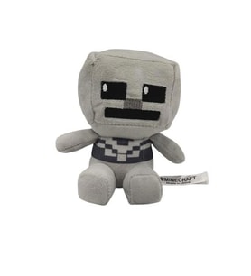 Minecraft Skull Kafatası Oyuncak 13 CM (Gri)