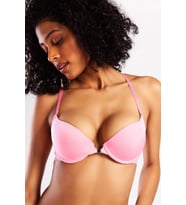 Golshan Githa Foam Cup Push Up Bra,Neon Pembe Renk Straplez Konforlu ve Şık Sütyen