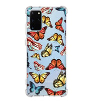 PrintiFy Samsung Galaxy S20 Plus Uyumlu Water Color 2 Baskılı Şeffaf Köşe Korumalı Antişok Kılıf