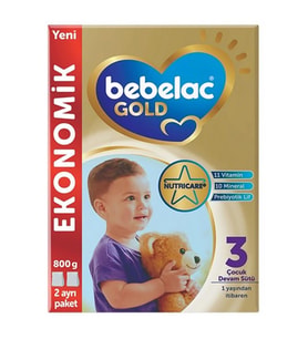 Bebelac Gold 3 Devam Sütü 800 G 12+ - Standart