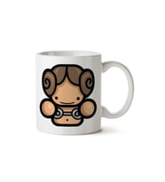 Simpler Princess Leia Organa Star Wars iki Tarafı Baskılı Kupa Bardak