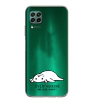 Huawei P40 Lite Uyumlu Baskılı Yumuşak Silikon Şeffaf Telefon Kılıfı