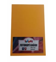 A4 Renkli Fotokopi Kağıdı Altın Sarı (Safran) 100 Lü Paket
