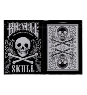 Bicycle Skull Metallic Silver Oyun Kağıdı Kartı Kartları Destesi Koleksiyonluk (Karışık)