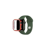 Apple Watch 44mm Uyumlu Zore Watch Gard 05 Sert PC Koruyucu (Kırmızı)