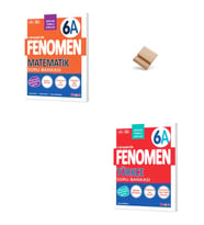 Fenomen 6. Sınıf Maarif A Serisi Matematik ve Türkçe Soru Bankası + Telefon Standı