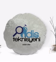 BK Gift Kişiye Özel İsimli Diş Teknisyeni Tasarımlı Dekoratif Kırlent Yastık-1