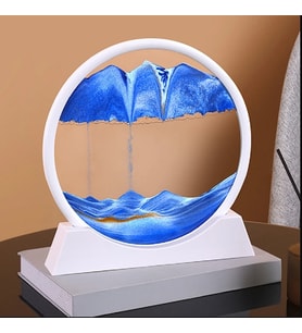 3D Cam Hareketli Kum Sanat Yaratıcı Sandscape Hareket Ekran Akan Kum Çerçeve Kum Saati