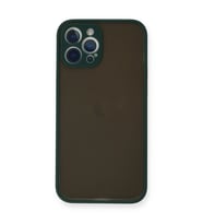 Apple İphone 12 Pro Kılıf Montreal Silikon Kapak - Yeşil