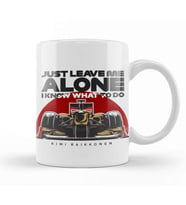 Kimi Raikkonen Just Leave Me Alone I Know What To Do Kupa Bardak Porselen