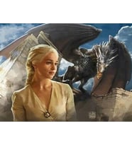 Khalesi Sayılarla Boyama Seti(40x50 cm Tuval Şasesine Gerili)