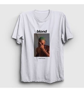 Presmono Unisex Beyaz Blond Müzik Frank Ocean T-Shirt 507083tt
