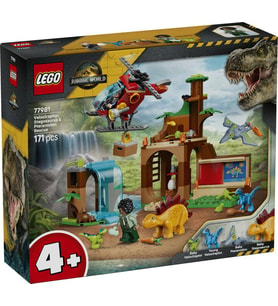 LEGO Jurassic World 77981 Velociraptor, Stegosaurus and Pteranodon Rescue
